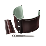 Кронштейн трубы на кирпич GL PE, (Optima) 90мм